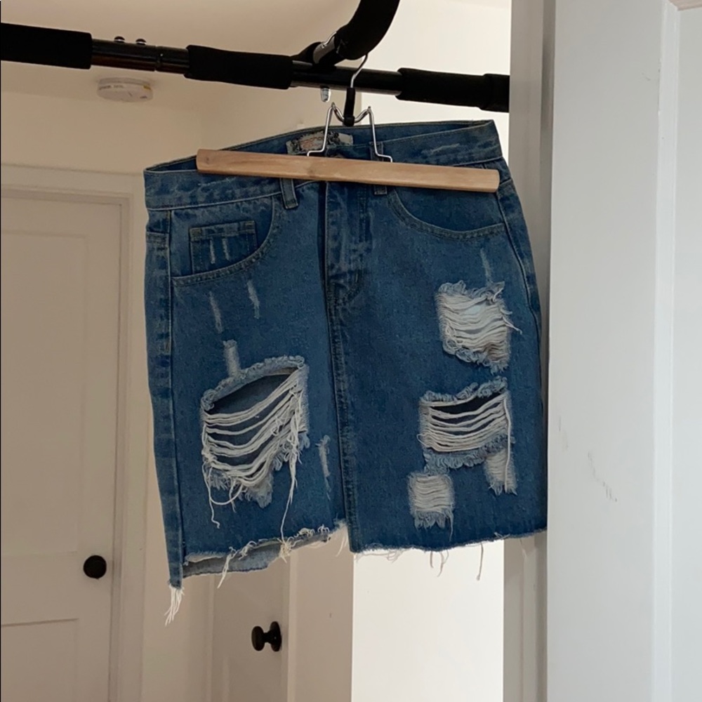 Jean skirt